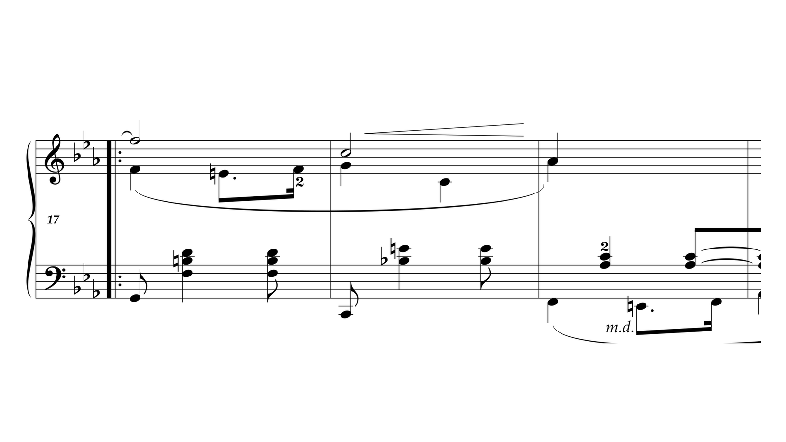 Schumann Warum, spread-out edition